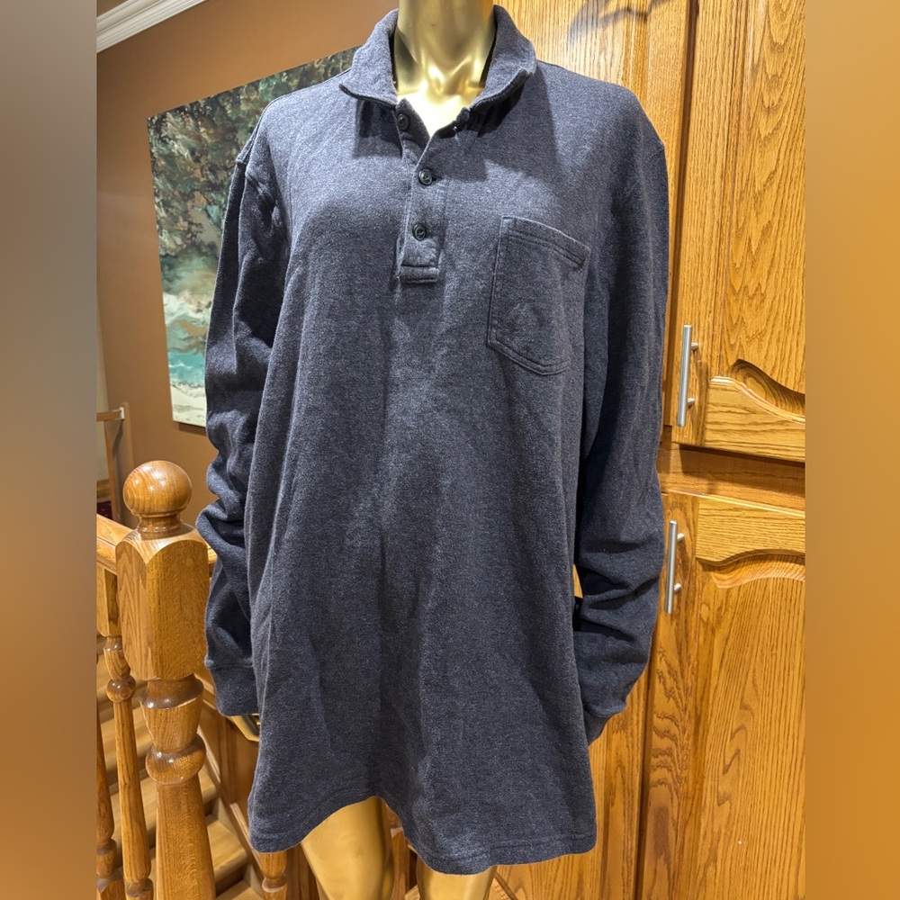 L.L. Bean Men's Dark Gray Button Down Shirt